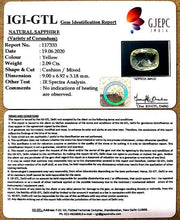 2.31 Ratti Natural Ceylonese Pukhraj Stone with Govt Lab Certificate-(YELSA9S)